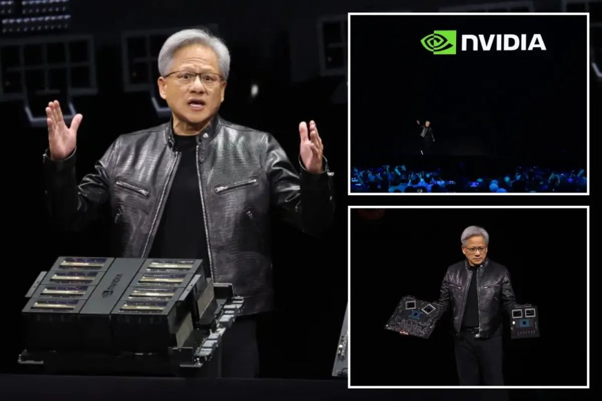 Nvidia's stock surged after CEO Jensen Huang announced "insane" demand for the company's new AI chips